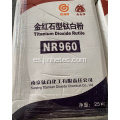 Dioxido de titanio de Nannan Rutile NR960